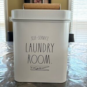 Rae Dunn Laundry Room canister